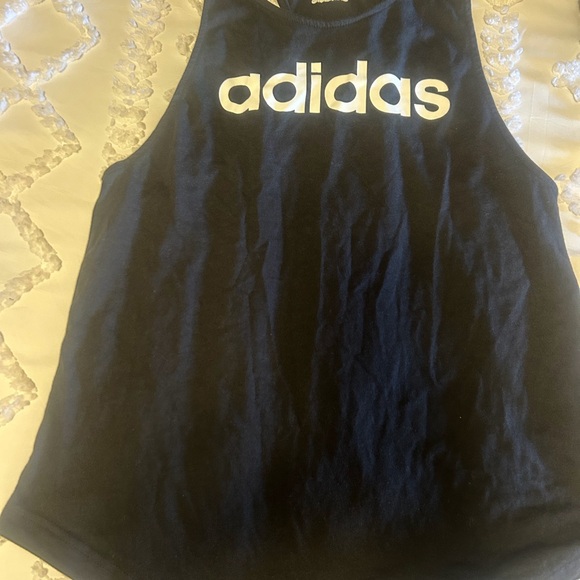 adidas Tops - Adidas Black Athletic Tank